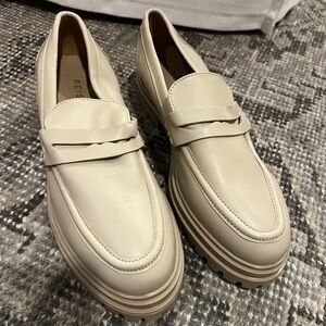 Reiss Women’s Cameron Chunky Sole Loafers Beige Size EU 41 READ DESCRIPTION